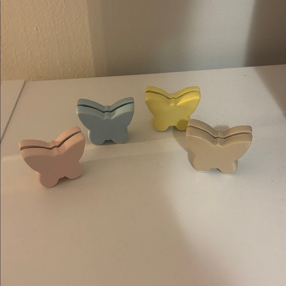 Butterfly Shaped Ceramic Photo Holders
